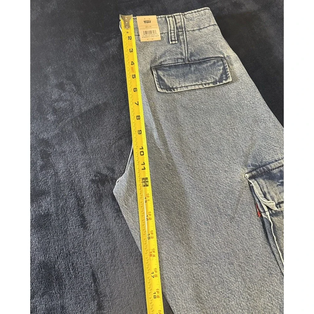 LEVI’S XX CARGO STRAIGHT Denim Jeans Blue 28x30
